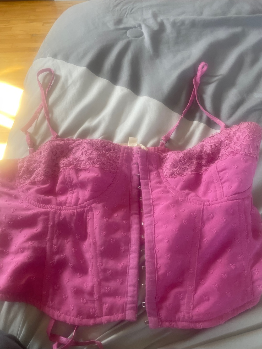Pink camisole top